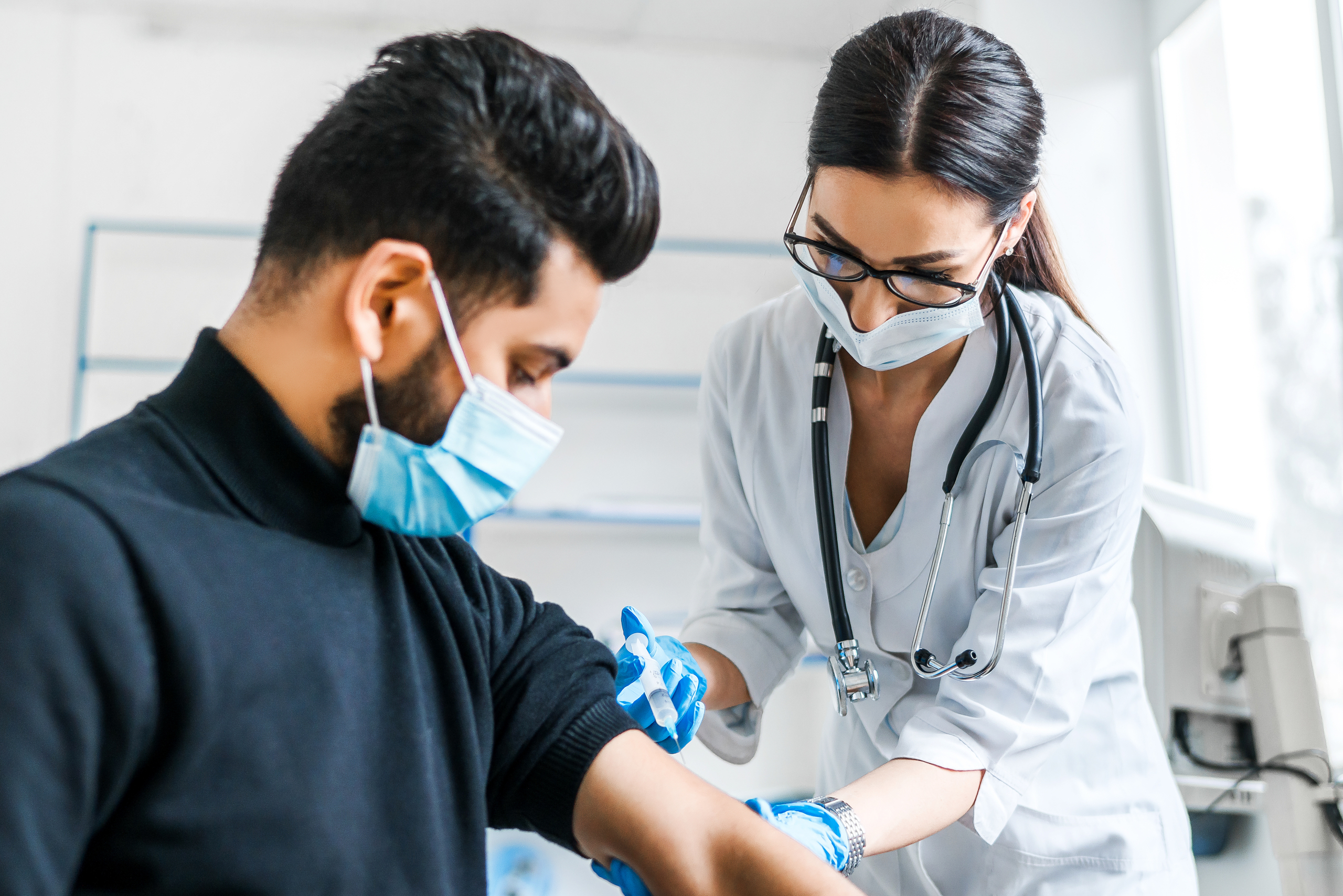 A young person getting Full Body Health Checkup in Bangalore